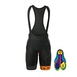 KJBDQQH Fahrradunterhose Team-Radhose, Mountainbike, atmungsaktiv, Herren, Gel-gepolsterte Radhose, Triathlon, Pro-Fahrradshorts, Unterwäsche(Colour 1,4XL)