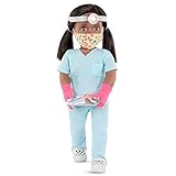 Our Generation 70.31320Z BD31320Z Surgeon Cierra – 46 cm Puppe mit Arztkleidung, Puppenzubehör und schwarzen Langen Haaren zum Frisieren – Kinder Spielzeug ab 3 Jahren-45444 HCM Kinzel, Mehrfarbig