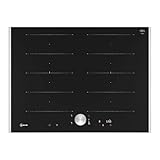 NEFF T67TTX4L0, N 90, Induktionskochfeld, autarkes Glaskeramik-Kochfeld 70 cm breit, Twist Pad, Flex Induction, Home Connect, Smart Hood Automatic, aufliegend, Schwarz