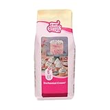 FunCakes Mix für Enchanted Cream®: Einfach zu verwendende, sehr leichte und flauschige schneeweiße Creme, perfekt zum Füllen und Abdecken von Kuchen oder als Belag für Cupcakes, Halal., 900 g