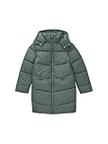 TOM TAILOR Mädchen 1038496 Longstyle Puffer Wintermantel, 19643-green dust, 164