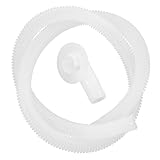 TOGEVAL Klimaanlagen Ablaufschlauch Transparent mit Bogenanschluss Kompatibel für Fenster und Geräte Langlebiges Kunststoffrohr Ersatzteil für Tragbare Klimageräte