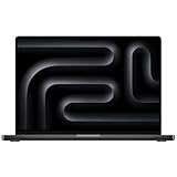 Apple MacBook Pro 2023, M3 Pro-Chip mit 12-Core CPU und 18-Core GPU (16-Zoll, 36 GB RAM, 512 GB SSD-Speicher) (QWERTY Englisch) Space Schwarz (Generalüberholt)