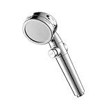 SEWACC Duschkopf Handbrause Hochdruck mit Druckerhöhung Pinhole Edelstahl Sprinkler Wassersparend Modern für Bad und Dusche