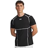 Under Armour HG Elite Herren-Passform, kurzärmelig, Ultimate Black, L