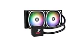 ENERMAX AQUAFUSION II 240mm ARGB AIO CPU Wasserkühlung|Dual Chamber|TDP 350W+|Intel LGA 1851/1700/115x/2066|AMD AM5/AM4 |Digital Anzeige |2x SquA RGB ADV 120 PWM Lüfter |ELC-AQFS240-SQA