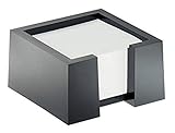 Durable Zettelkasten Cubo, schwarz, mit 500 Notizzetteln im Format 90x90 mm, 772401