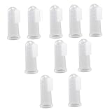 TOYANDONA 20 Stück Fingerzahnbürsten für Haustiere Effektive Zahnpflege und Zahnreinigung für Hunde und Katzen mit Ergonomischem Design und Sanften Massageborsten
