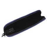 AKOOSY Tragbare Flötentasche aus Oxford Stoff Langlebig Schutzhülle für Blockflöten und Musikinstrumente für Musiker Schwarz mit Blauen Kanten