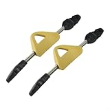 Edelstahl-Federflossenriemen zum Tauchen und Schnorcheln, rutschfeste, verstellbare Tauchausrüstungs-Ersatzteile, 304 Stahl-Tauchflossen-Zubehör (M, gelb)