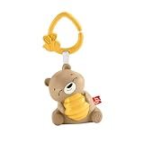 Fisher-Price Beruhigendes Bärchen Spieluhr zum Mitnehmen für Babys mit Nachtlicht und einstellbarem Timer für Neugeborene, HRB18