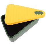 OSALADI Multifunktionale Ofenfeste Silikon Klein Wiederverwendbarer Tragbarer Pizzahalter für Mittagessen und Take Away Lebensmittelecht Leicht und Hygienisch