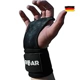 Roar® Crossfit Handschuhe, Hand Grip, Crossfit Grips, Piloxing Handschuhe, Grips Crossfit, Rep Ahead, Riemchen Turnen, Handschutz, Fitness, Wodies, Calisthenics, Weightlifting, Gym, Bars (L)