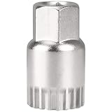 Professioneller Kurbelabzieher für Vierkant-Kurbeln, Karbonstahl-Kurbelabzieher für Mountainbike zur Fahrradreparatur, kompatibel mit verschiedenen Kurbeltypen, Silber/Schwarz