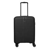 HTNACE Kabinentrolley 55 cm Handgepäck Koffer aus Polypropylen, Hartschalenkoffer mit 4 Rollen, TSA Schloss, Leichter Cabin Trolley 55x40x20 cm, Reise Trolley für Flugreisen & Kurztrips