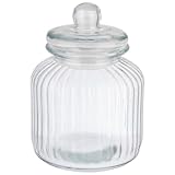 APS 82268 Vorratsglas -COOKIEGO- Ø 17 cm, H: 24,5 cm, 3 Liter, Glas, Öffnung: Ø 9 cm