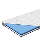 eazzzy Topper Royal Hybrid Größe 180 x 200 x 11 cm Matratzentopper mit Gel-Memory-Schaum, Federkern-Topper Temperaturregulierend, Antibakterielle Silbercover, Hart-Weich-2 Seite, einfache Befestigung
