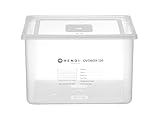 HENDI Eierbox, mit 8 Eierschalen, für 4 mit Eiern gefüllte Schalen, 120 Eier, Temperaturbeständig von -40° bis 80°C, Eierbehälter, OVOBOX 120, GN2/3, 255x325x(H)202mm, Polypropylen, PET, Transparent