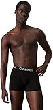Calvin Klein Herren 3Pk 000NB2971A Boxer Briefs, blickdicht, Schwarz (Black), M