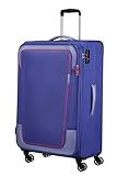 American Tourister Pulsonic - Spinner L, Erweiterbar Koffer, 81 cm, 113/122 L, Lila (Soft Lilac)