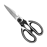 BESTonZON 1Stk Schere Koch zwiebelschneider schärpe opener grillzubehör steakmesser scissors corkscrew Küchenwaren Hühnerknochenschneider Küchengerät schwer Geflügel Panda Rostfreier Stahl