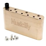 Musiclily Ultra 41mm Messing Tremolo Block 52,5mm String...