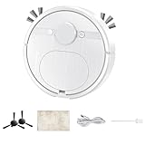 EcoGleam 3-in-1 intelligenter Kehrroboter, leistungsstarke Staubsauger-Kehrmaschine (weiß)