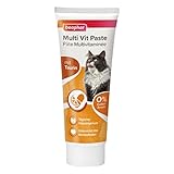 beaphar - Multi VIT Paste Katze - Für Katzen - Mit Taurin, Biotin, Omega 3 Und 6-0% Zucker-Zusatz - Täglicher Vitamingenuss - Unterstützt Das Wohlbefinden - 250 g