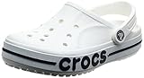 Crocs Unisex Adult Bayaband Clog,White/Navy, 42/43 EU