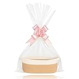 Geschenkkorb, Geschenkkorb Leer Set, Khaki Aufbewahrungskorb,aus Baumwollseil Präsentkorb Leer, Mit Griffen, für Hochzeit Geburtstag Party Weihnachten Valentinstag Urlaub