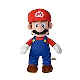 Simba 109231013 - Super Mario Plüschfigur, 50cm, Nintendo, Plüschspielzeug, ab den ersten Lebensmonaten