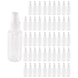 Nettoppo 50 StüCk 50 Ml SprüHflaschen Kunststoff Leer NachfüLlbare ZerstäUber Transparente Reiseflasche