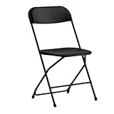 FLTTGML-EU Bequemer Klappstuhl mit ergonomischer Rückenlehne, Stahlrahmen, tragbarer und klappbarer Sitzfläche