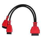 NUMNBE Diagnosesteckerkabel-Adapter 12+8 Pin für Chrysler - Autel Maxisys Diagnosekabel-Erweiterung für kompatible Fahrzeuge wie Jeep Wrangler 300C