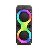 Yunnaty Bluetooth-Lautsprecher, Kabelloses Heimkino, Soundsäule für Den Außenbereich, Tragbarer Subwoofer-Lautsprecher mit RGB FM/AUX