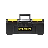 Stanley Werkzeugbox / Werkzeugkoffer Basic (16', 39x22x16cm, Koffer mit Schnellverschluss und Organizer, Box aus Kunststoff, praktischer und organisierter Werkzeugkasten) 1-79-216