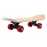 DECORNIJIA DIY Handbemaltes Skateboarddeck Doppelseitig Blank Lackierte Oberfläche Umweltfreundlich Skateboard für Kreative Gestaltung und Individueller Verpackung Zufällige Zufällige Farbe
