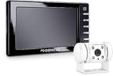 DOMETIC PerfectView RVS 545 Rückfahrvideosystem mit weisser Farbkamera für die Konsole und 5' Monitor