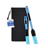Toripor 2X Auto Detailing Pinsel Set, Hart Detail Bürsten Felgenpinsel für effiziente Felgen Reinigung - chemieresistente Felgenbürste Reinigungspinsel Brush für Car, Alufelgen, Motorraum Autopflege