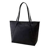 Taschen Zugvögel Fassungsvermögen der soliden Frauen-Satchel Schulterhandtasche Taschen Ventilatoren (Black, One Size)