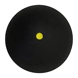 Tuxxjzm Squashbälle, Sport-Squashbälle, Racquetball aus weichem, einzelner gelber Punkt, tragbare Squashausrüstung, Schlägerbälle für