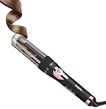 BaByliss Curl Secret Lite - Automatischer Lockenstab, einfaches und schnelles Haarstyling, 5 Heizstufen bis zu 210°C – Schwarz & Roségold, C1031E