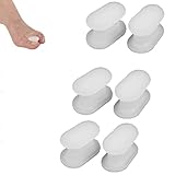 Silikon Weich Zehentrenner,Gel Zehenspreizer,Zehenspreizer Hallux Korrektur,Zehenspreizer Silikon,Verbessertes Zehenspreizer,Zehenspreizer für überlappende Zehen,6pcs