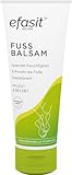 efasit Fußbalsam, 75 ml - reichhaltige Fußpflege bei trockenen Füßen, Fußcreme mit Jojoba- & Rosmarinöl, Beinwell & Kamille,Fußpflegecreme pflegt & belebt