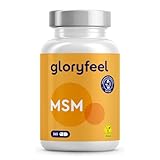 MSM Kapseln - 365 vegane Kapseln - Laborgeprüfte 1600mg Methylsulfonylmethan (MSM) pro Tagesdosis - 99,9% reines MSM Pulver - Hochdosiert & ohne Zusätze in Deutschland hergestellt