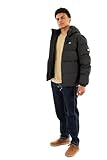 Tommy Jeans Herren Pufferjacke Essential Down Jacket Warm, Schwarz (Black), L