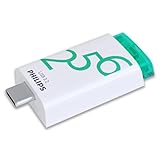 Philips Click Edition USB-C Anschluss USB 3.2 Gen 1 USB-Flash-Laufwerk USB-Stick 256 GB für PC, Laptop, Smartphone, Tablet mit USB-C-Anschluss, Lesegeschwindigkeit bis zu 120 MB/s
