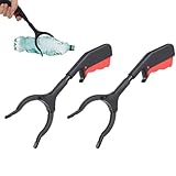 2 Stück Müllgreifer,Müllzange,Greifzange,Müllzange Kinder,Greifzange Für Senioren,Greifer Für Senioren,30cm Greifer Für Senioren, Müllsammelzange, Kurze Müllzange Für Recycling, Garten, Hof