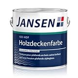 Jansen ISO-HDF Holzdeckenfarbe matt weiß 2,5l Grund und...