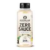 Bodylab24 Zero Sauce Trüffel Mayo 265ml, kalorienarm, nur 3-9 kcal je 15g Portion, fett- und zuckerreduziert, perfekt zum Verfeinern von Gerichten, als Sauce oder Dressing, ideal für jede Diät